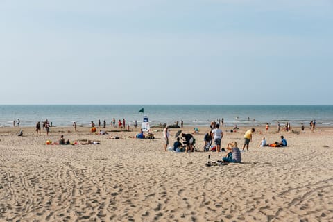 On the beach