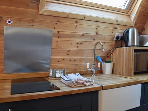 Convenient open-plan living space | Black Coombe - Moorside Glamping Pods, Corney, near Millom