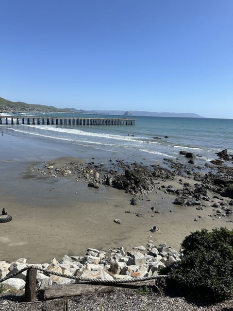 Just steps away to put your toes in the sand….