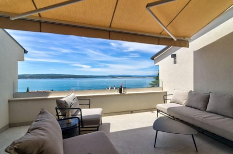 terrace with sea view