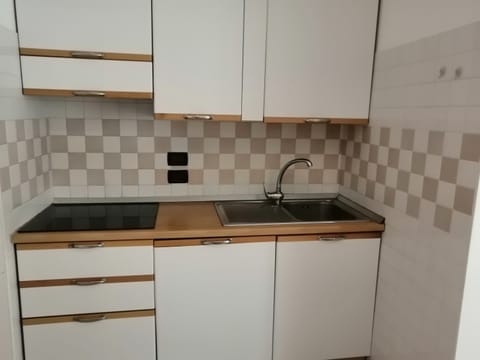 Fridge, stovetop, cookware/dishes/utensils