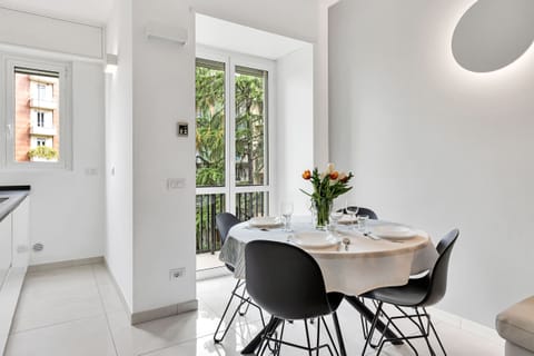 dining area with table for 4