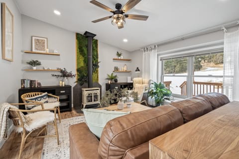 Imagine yourself relaxing with good conversation, a glass of wine, and friends…