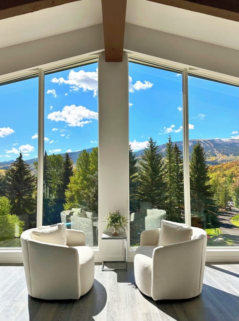 Front row views of the mountains: watch the sun come up or a storm roll in