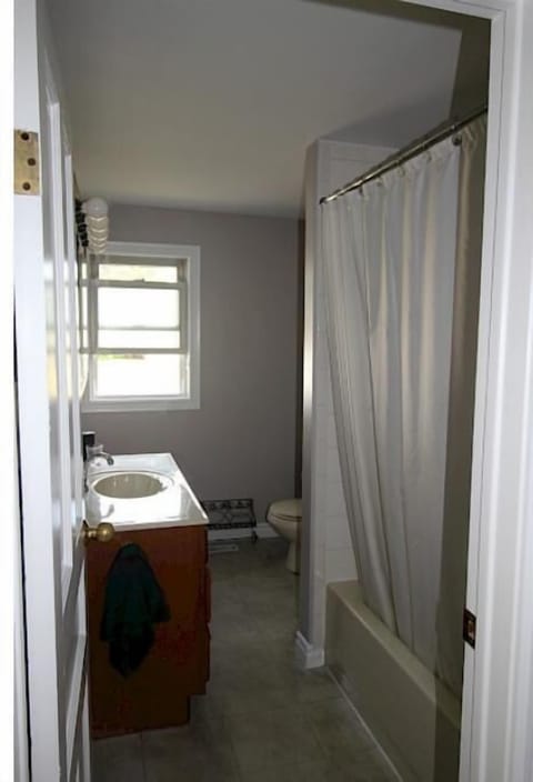 Combined shower/tub