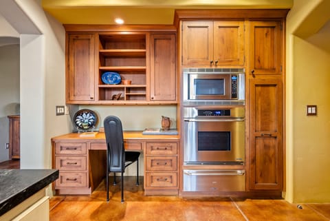 work station in kitchen