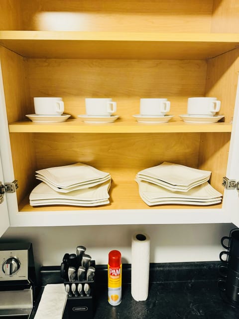 Plates and Tea/coffee cups.