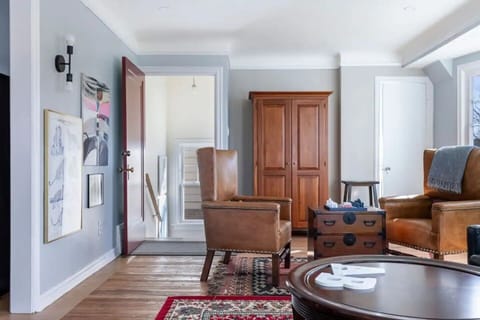 Entry door into unit from main floor