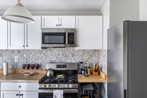 Fully stocked kitchen