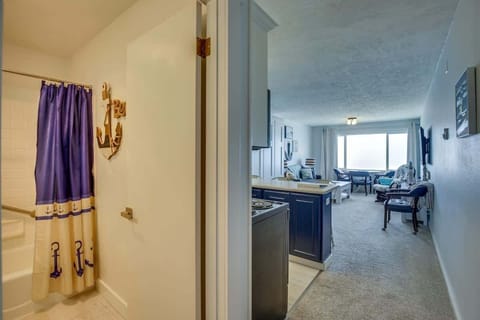 Bathroom #1 and view towards the living room
