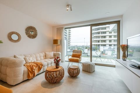 Living room with terrace view