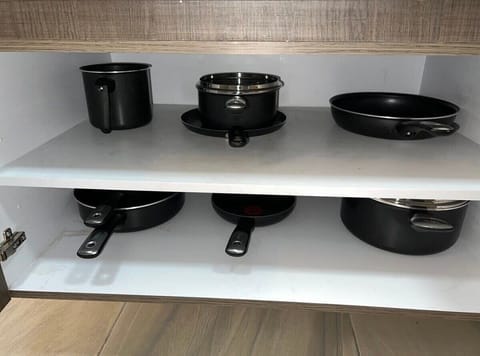 Quality pots and pans for preparing meals