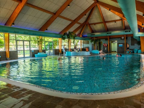 Indoor pool, a heated pool