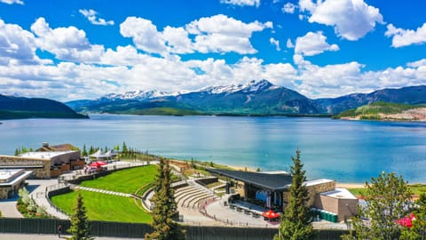 Dillon Amphitheater across the street. Free Weekend Concerts all Summer