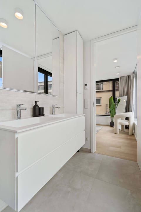 Sophistication meets function in our well-appointed bathroom vanity.