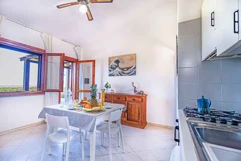 Kitchen and dining area