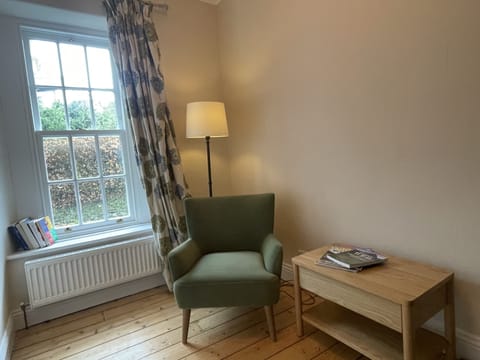 The peaceful reading room perfect to relax in after a day out hiking