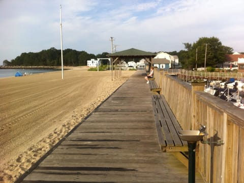 Sun loungers, beach towels