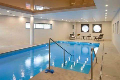 Indoor pool, a heated pool