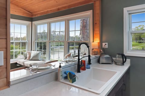 Enjoy time with everyone with the open kitchen