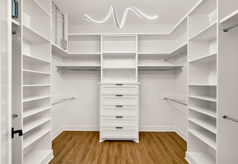 Organize in style—our spacious walk-in closet makes it easy to keep your getaway wardrobe ready.