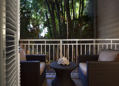 Patio or balcony w/ garden view