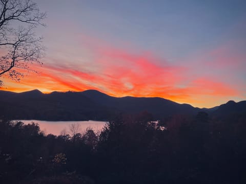 Sunset from the elevated deck!