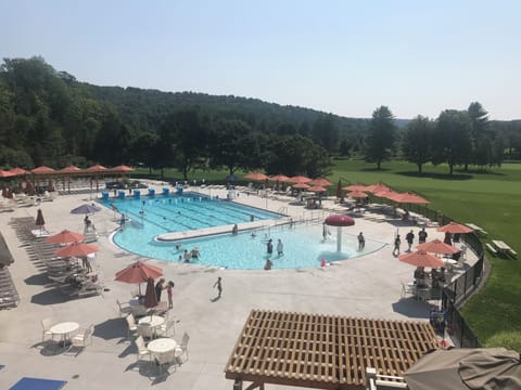 Indoor pool, outdoor pool