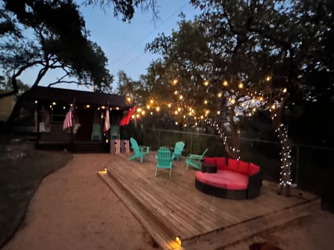 Cozy up by the fireplace and enjoy the serene surroundings.