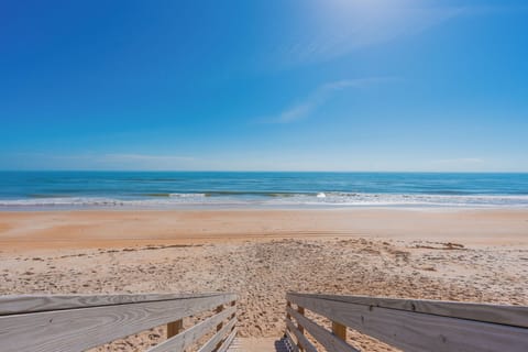 On the beach