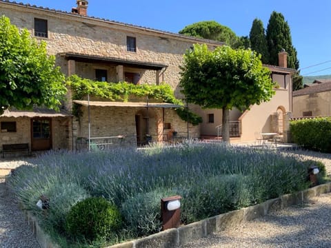 Stunning renovated olive mill with a small, select complex including gardens and pool with private parking. 