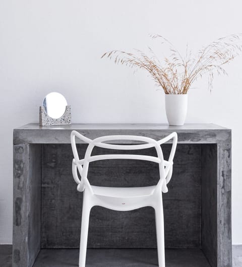 Custom made concrete dressing table