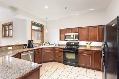 Fully stocked kitchen