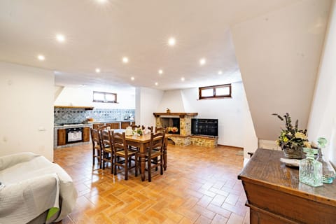 Kitchen and dining area