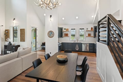 Spacious living area and open floor open