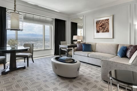 Sip coffee by panoramic windows and stretch out in comfort.