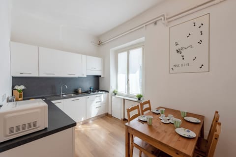 Kitchen and dining area