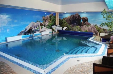 Indoor pool, a heated pool