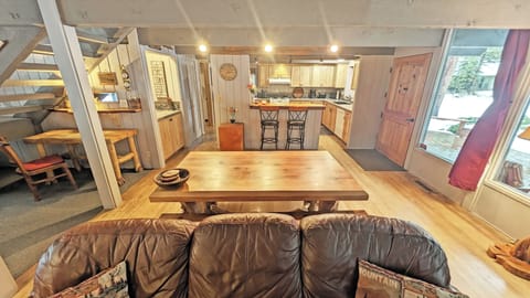 Downstairs Living Room to Dining/Kitchen