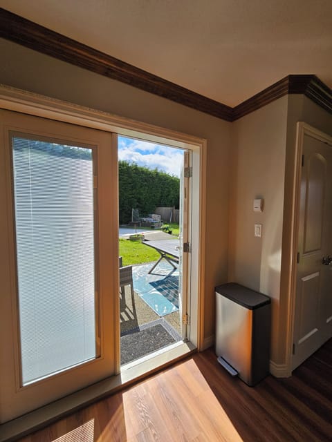 French doors leading to outdoor patio