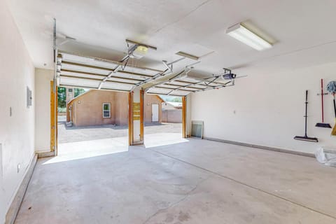 SHARED garage, 1 side ONLY is for the front house