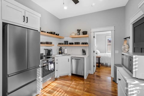 Kitchen with Microwave and Dishwasher