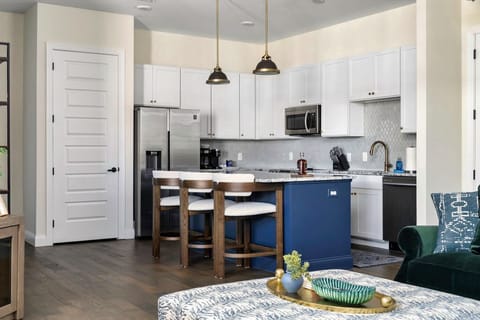 Lots of comfortable seating and a beautiful mix of soft & hard surfaces