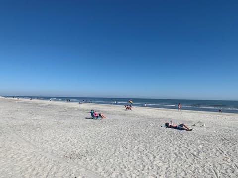 Sun loungers, beach towels