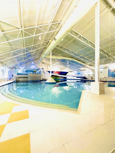 Indoor pool, a heated pool