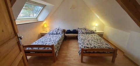 Chambre twin face paysage