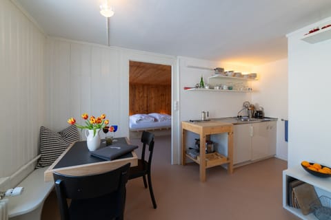 Living and Dining Area in the Zur Stickerei Holiday Apartment