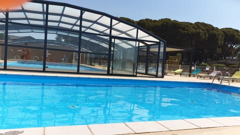 Indoor pool, outdoor pool