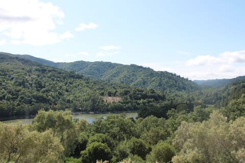 Stunning View of the Lexington Reservoir and Santa Cruz Mountains 