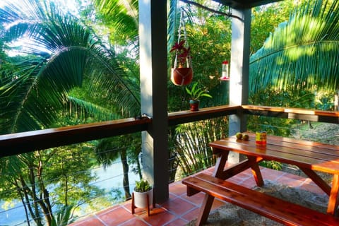 Porch over looking the river @Hillside